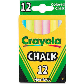 Crayola Colored Chalk - Assorted 12/Box 510816