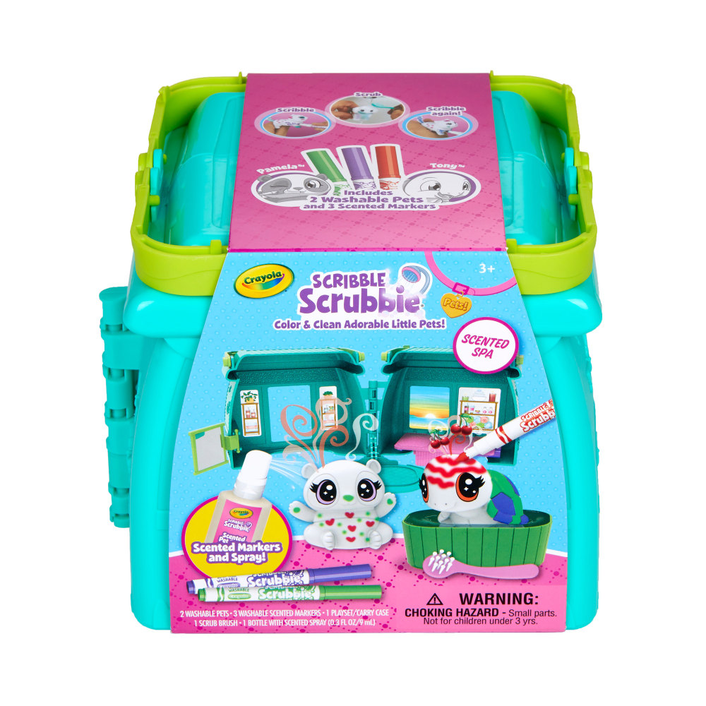 Crayola Scribble Scrubbie Pets Set, Scented Spa MPN:BIN747469