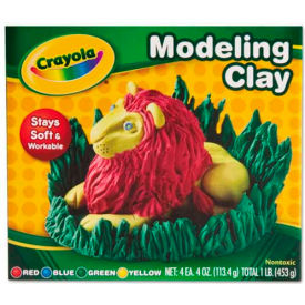 Crayola® Modeling Clay Nontoxic 4 oz. Assorted Colors 4/Pack 570300