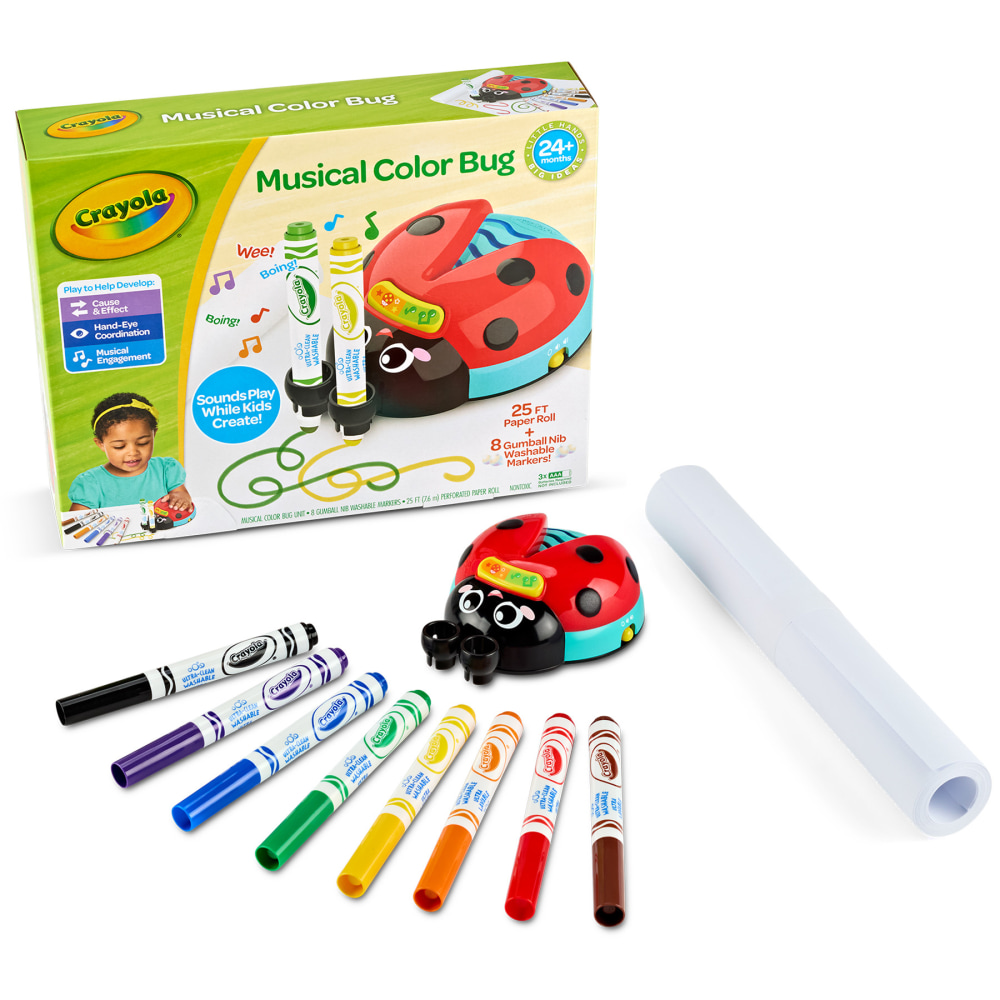 Crayola Musical Doodle Bug Coloring Toy MPN:BIN811543