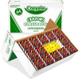 Crayola 528019 Classpack Regular Crayons Assorted 13 Caddies 832/Box 528019
