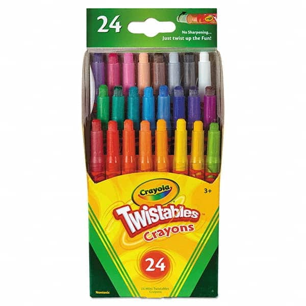 All Purpose Wax Crayon Marker: Assorted Color, Wax-Based, Standard Point MPN:CYO529724