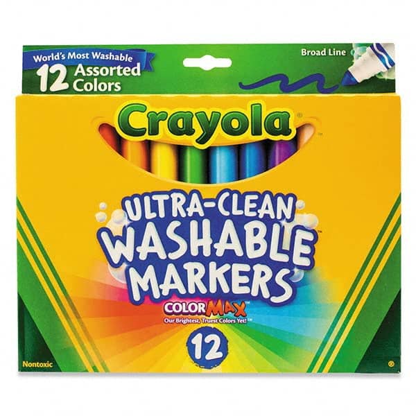 Washable Marker: Blue, Water-Based, Broad Point MPN:CYO587812