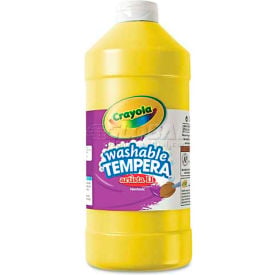 Crayola 543132034 Artista II Washable Tempera Paint Yellow 32 oz 543132034