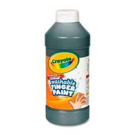 Crayola® Washable Finger Paint Nontoxic 16 oz. Black 551316051
