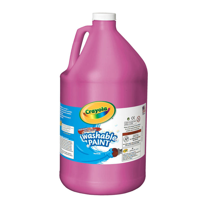 Crayola Washable Paint, Magenta, Gallon MPN:54-2128-69