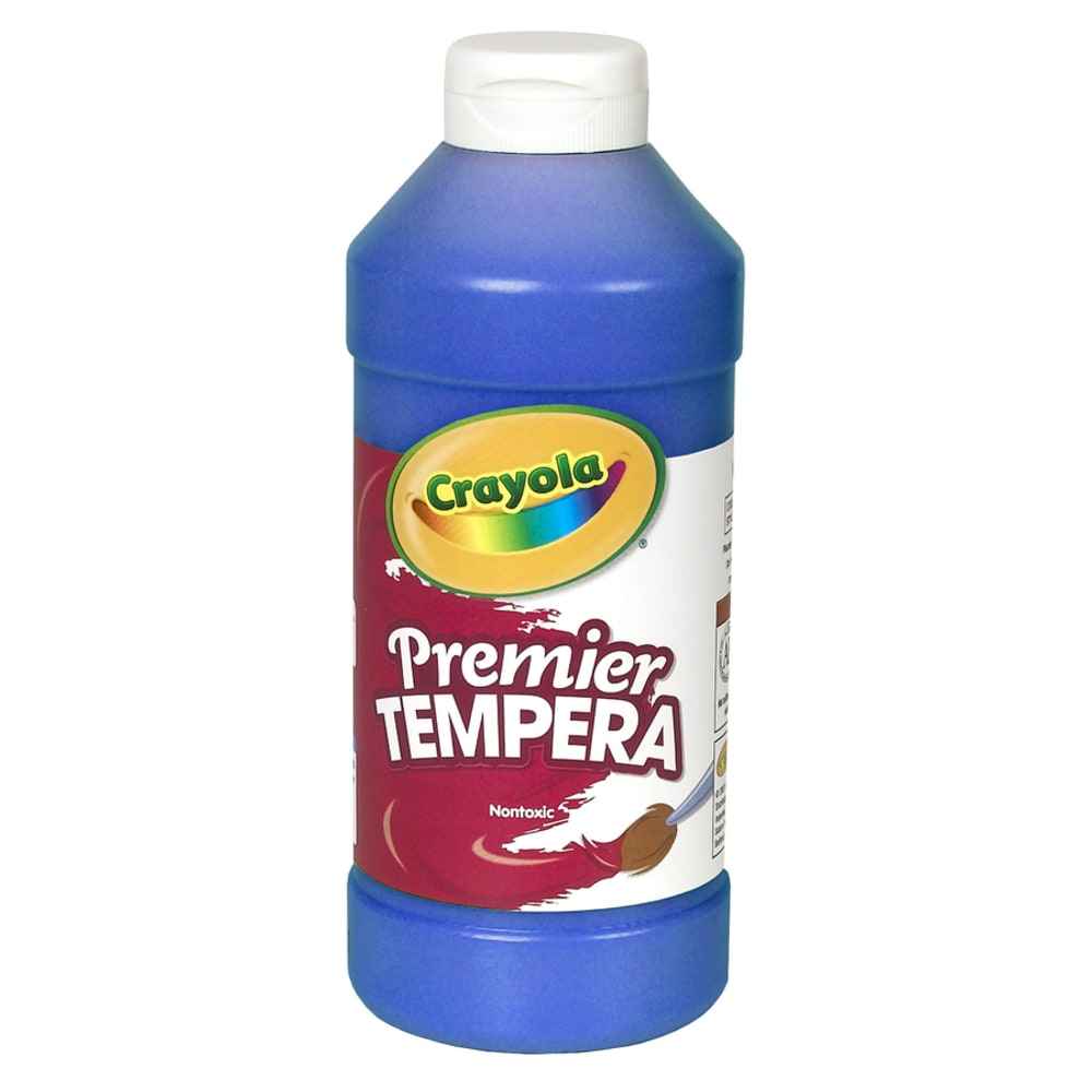 Crayola Premier Tempera Paint, 16 Oz, Blue (Min Order Qty 7) MPN:541216042