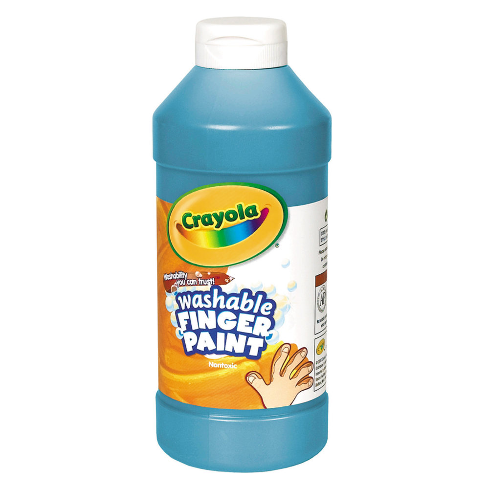 Crayola Washable Finger Paint, 16 Oz., Blue MPN:551316042