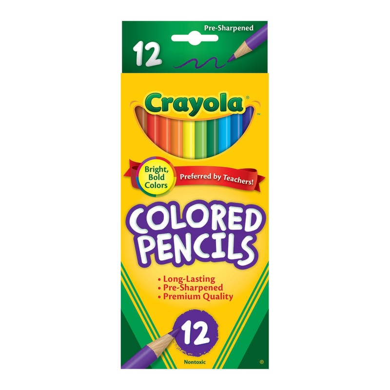 Crayola 12ct Colored Pencils, Back to School Supplies, Classroom Must Haves MPN:68-4012