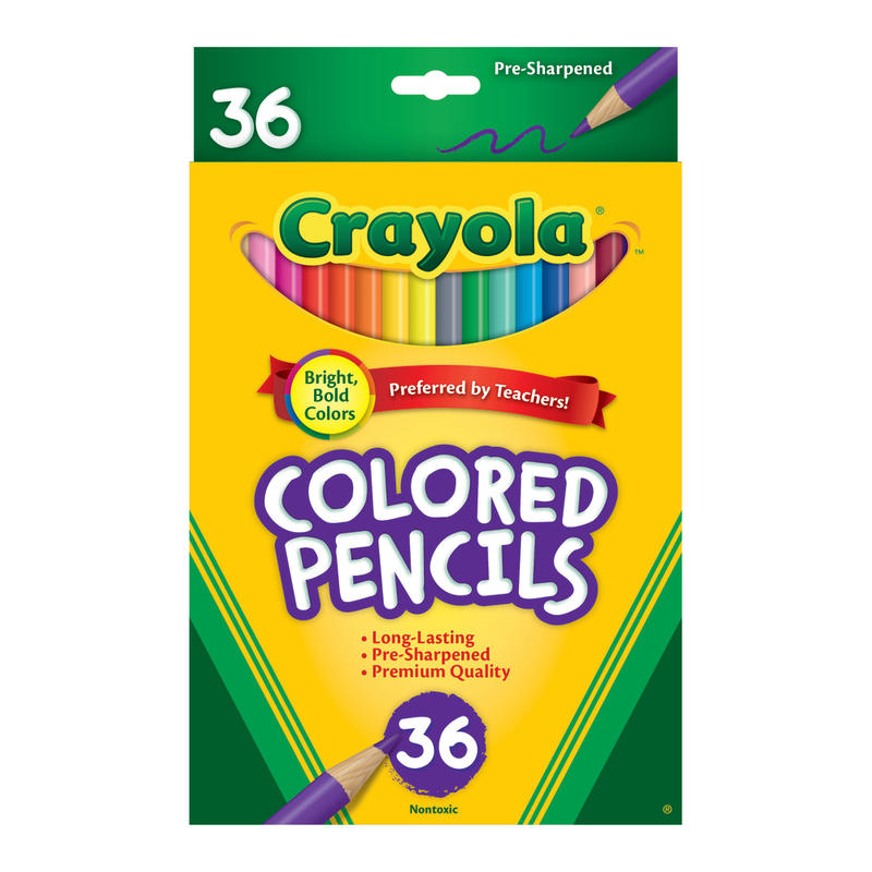 Crayola Colored Pencils, Set Of 36 Colors MPN:68-4036