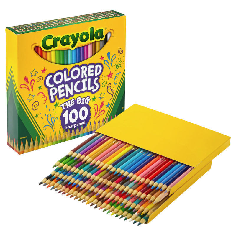 Crayola Colored Pencils, Assorted Colors, Set Of 100 Pencils MPN:68-8100