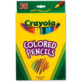 Crayola® Short Barrel Colored Woodcase Pencils 3.3 mm 36 Assorted Colors/Set 684036