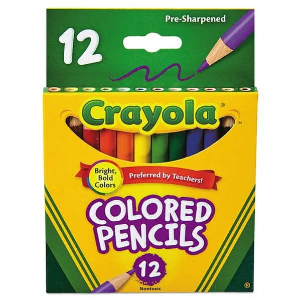 Color Pencil: 3.3 mm Tip, Assorted Colors MPN:CYO684112