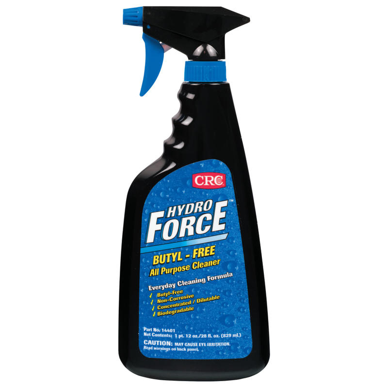 CRC HydroForce Butyl-Free All-Purpose Cleaner Spray, 32 Oz Bottle, Case of 12 MPN:14401