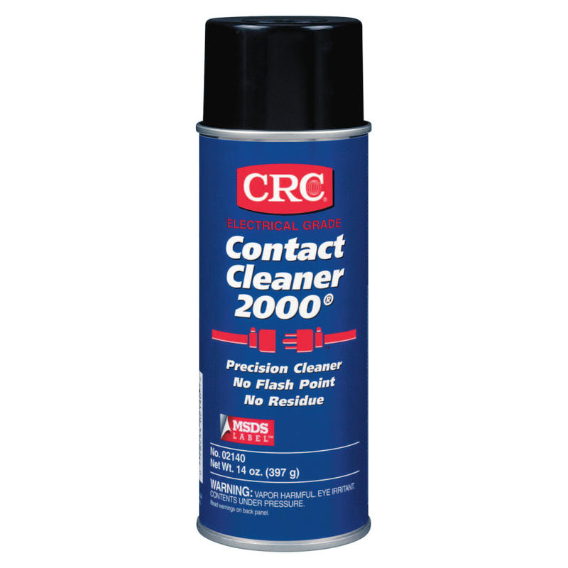 CRC Contact Cleaner 2000 Precision Cleaner With Wide Cap, 13 Oz Can, Case Of 12 MPN:02140