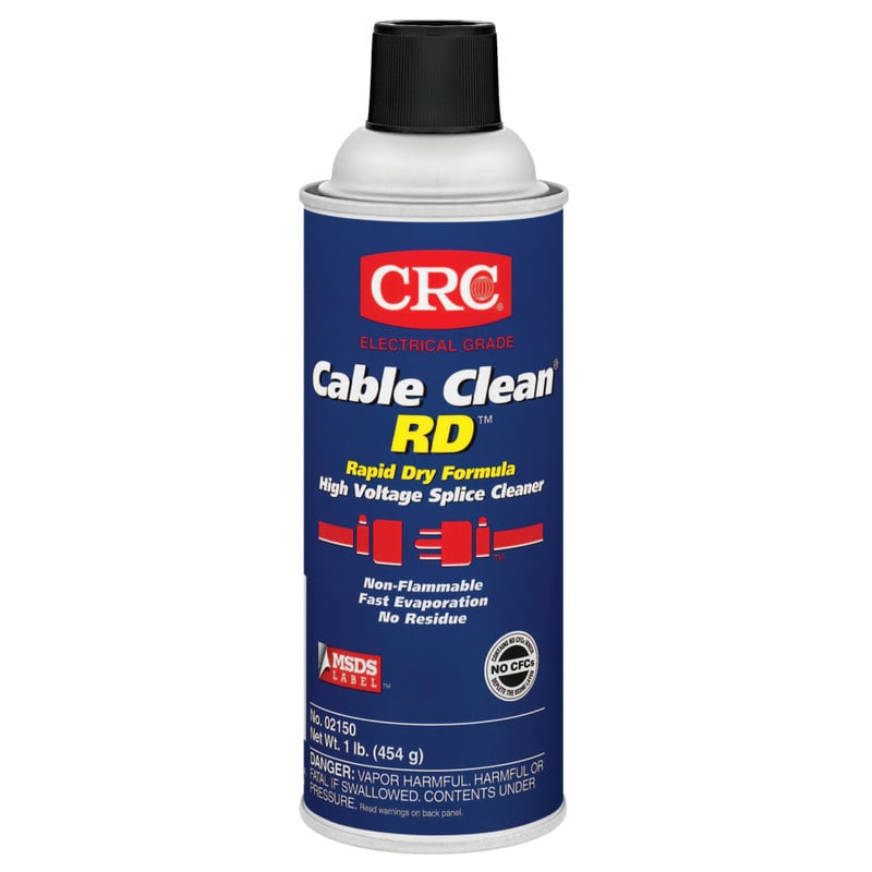 CRC Cable Clean RD High Voltage Splice Cleaners, 16 Oz Can, Case Of 12 MPN:02150