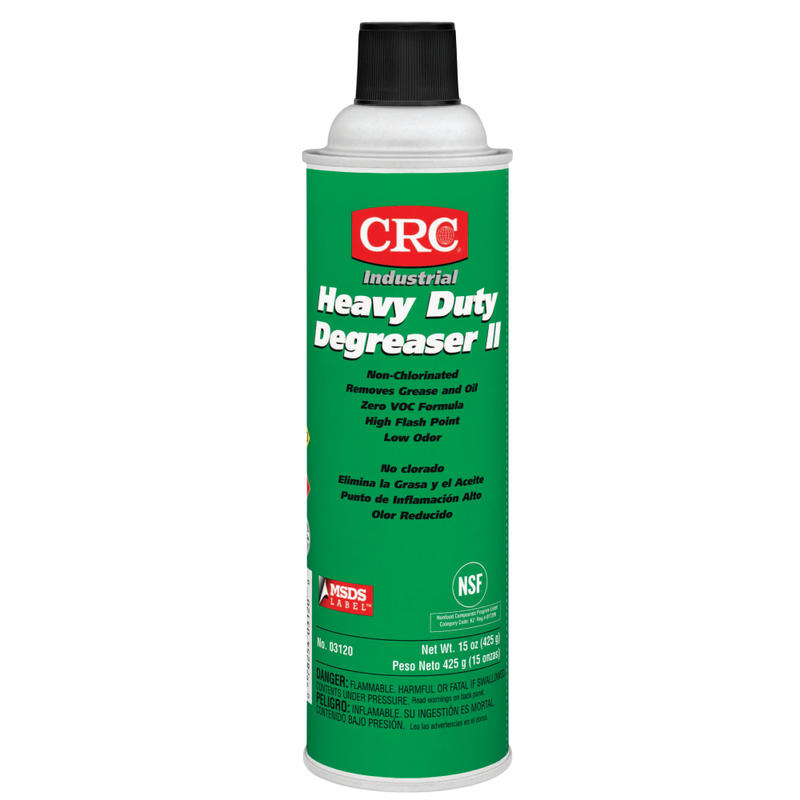 CRC Heavy-Duty Aerosol Degreaser II, 20 Oz, Case Of 12 Cans MPN:03120