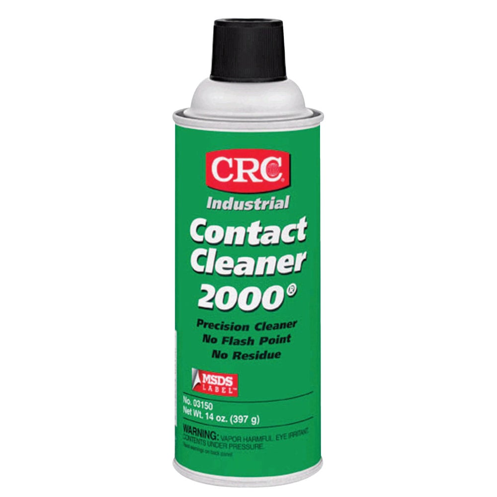 CRC Contact Cleaner 2000 Precision Cleaner, Tapered Cap, 13 Oz Can, Case Of 12 MPN:03150