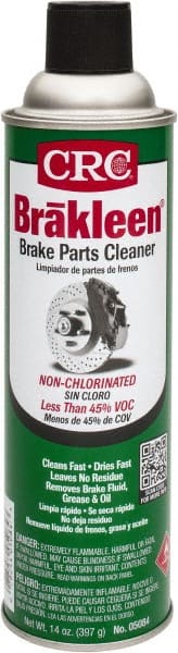 Brake Parts Cleaner: 14 oz, Aerosol Can MPN:1003695