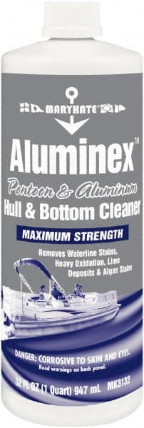 Pontoon Aluminum Hull Cleaner: 32 fl oz, Bottle MPN:1007593