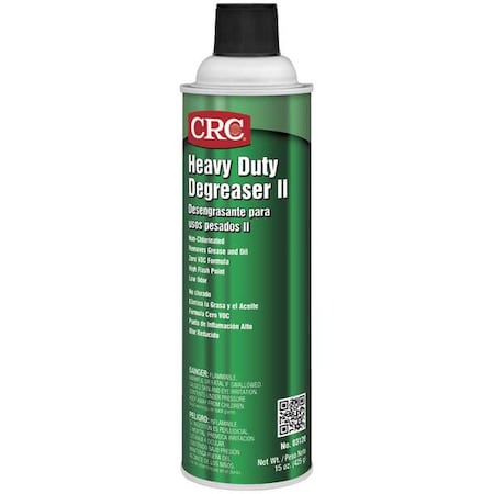 Heavy Duty Degreaser II, 15 oz Aerosol Spray Can, Ready To Use, Solvent Based MPN:03120
