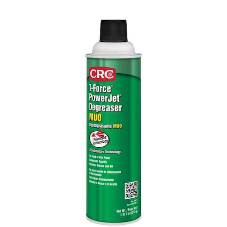 T-Force PowerJet Degreaser MUO, 18 oz, Aerosol Spray Can, Solvent Based, Ready To Use, K1 MPN:03915