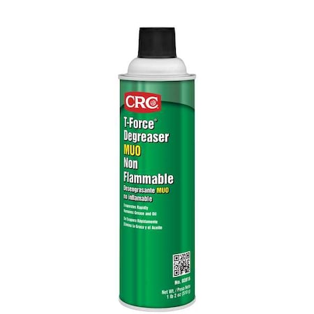 T-Force Degreaser MUO, 18 oz, Aerosol Spray Can, Ready To Use, Solvent Based, K1 MPN:03916