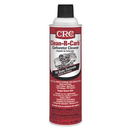 20 oz, Carburetor Cleaner Aerosol MPN:05081