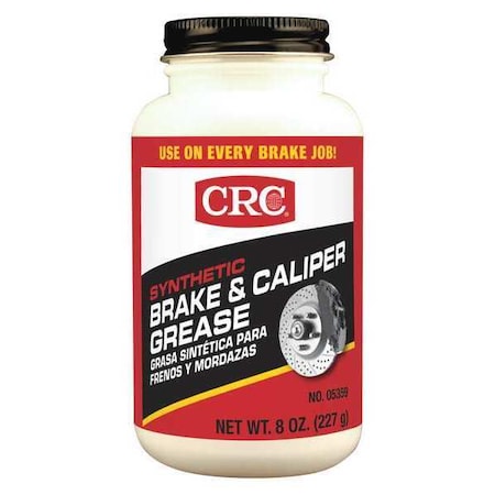 Brake Caliper Grease, 8 oz, Bottle, Black MPN:05359