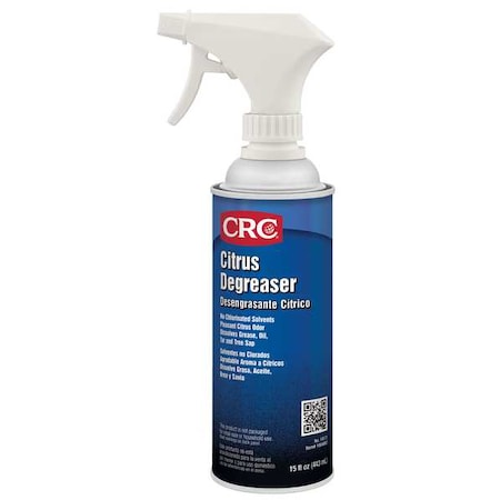 Citrus Degreaser Cleaner/Degreaser, 15 oz, Aerosol Spray Can MPN:14171