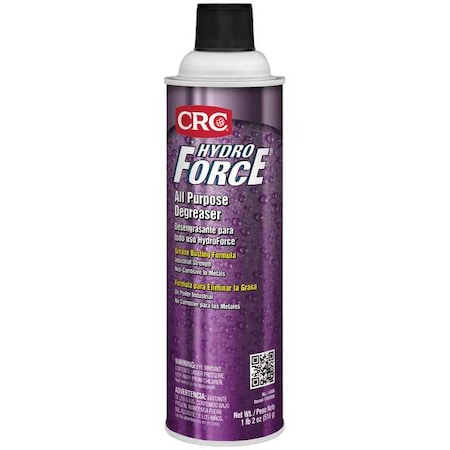 Hydro Force All Purpose Degreaser, 18 oz, Aerosol Spray Can, Ready To Use, Water Based, C1 MPN:14406