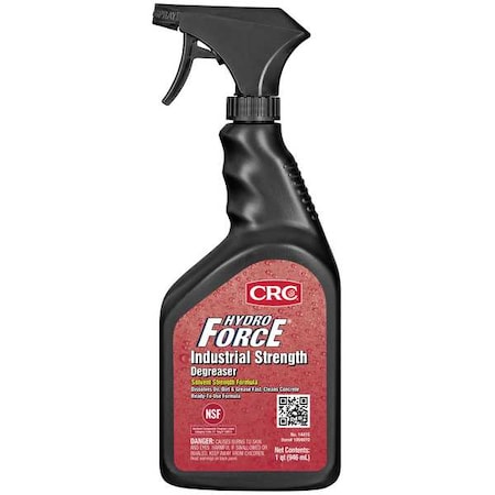 Hydro Force Industrial Strength Cleaner/Degreaser, 32 oz Trigger Spray Bottle, Ready to Use MPN:14415