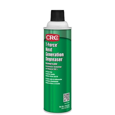 T-Force Next Generation Cleaner/Degreaser, 18 oz, Aerosol Spray Can, 12 PK MPN:1750016