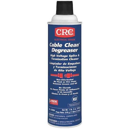 Electrical Splice Cleaner, Aerosol Spray Can, 18 oz, Liquid MPN:02064