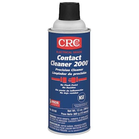 Contact Cleaner, 13 oz, Aerosol Can MPN:02140