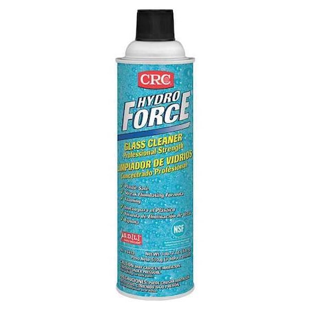Liquid Glass Cleaner, 18 oz, Aerosol Can, Clear, Unscented MPN:14412