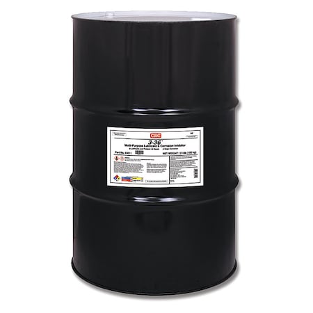 Corrosion Inhibitor, Wet Lubricant Film, 55 gal, Drum, 250 Degrees F Max Op Temp MPN:03011