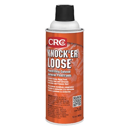 Penetrating Lubricant, 16 oz, Aerosol Spray Can, Mineral Oil Base, 300 Degrees F Max Op Temp, H2-No Food Contact, Red MPN:03020