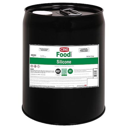 Multi-Purpose Food Grade Silicone Lubricant, H1 Food Grade, -40 to 400 Degree F, 5 Gal Pail MPN:03041
