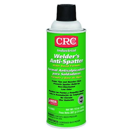 Anti-Spatter, 16 Oz., Net Wt. 14 oz MPN:03083