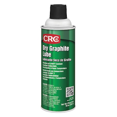 Graphite Dry Film Lubricant, 10 oz, Aerosol Can MPN:03094
