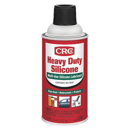 General Purpose Lubricant, 7.5 oz, Aerosol Can, Silicone, Colorless MPN:05074