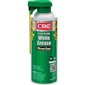 CRC Food Grade White Grease 10 Wt Oz Aerosol Aluminum Complex White 03038 - Pkg Qty 12