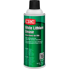 CRC White Lithium Grease - 16 oz Aerosol Can - NLGI Grade 2 - 03080 03080 - Pkg Qty 12