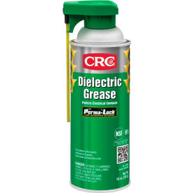 CRC Dielectric Grease 10 Wt Oz Aerosol Silicone Translucent to Opaque 03082 - Pkg Qty 12