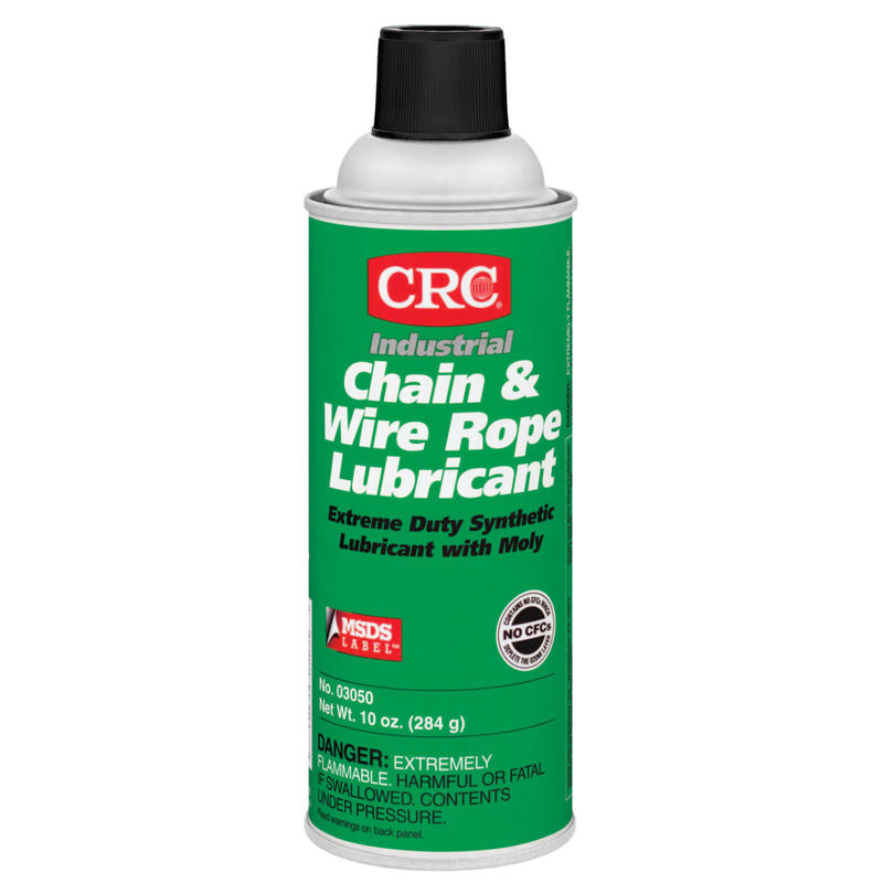 CRC Chain And Wire Rope Lubricant, 16 Oz Aerosol Can, Pack of 12 MPN:03050