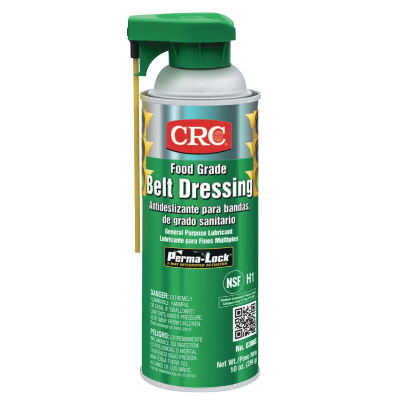 CRC Belt Dressing Lubricant Aerosol Spray, 10 Oz, Pack of 12 MPN:03065