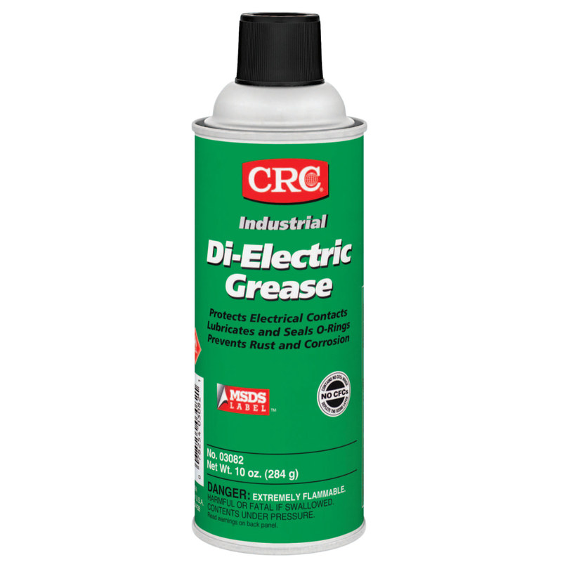 CRC NLGI Grade 2 Di-Electric Grease, 16 Oz Aerosol Cans, Pack Of 12 Cans MPN:03082