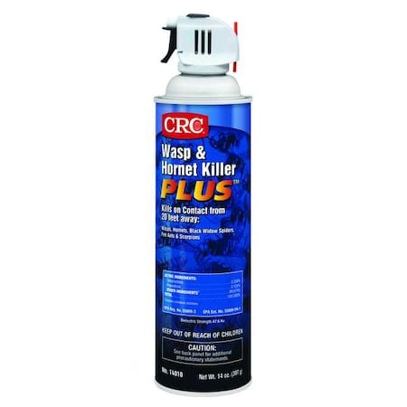 14 oz Aerosol Wasp and Hornet Killer, Phenothrin/Tetramethrin, DEET-Free, Outdoor Use MPN:14010