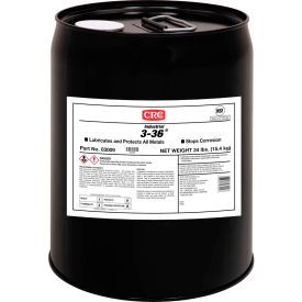 CRC 3-36® Multi-Purpose Lubricant & Corrosion Inhibitor 5 Gallon Pail Petroleum 03009